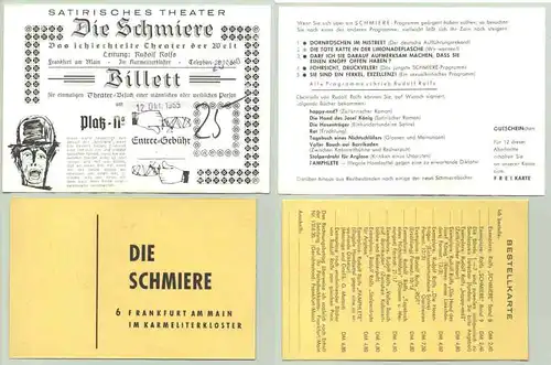 Beleg : FfM. "Die Schmiere"-Theater 1965 (1010078)
