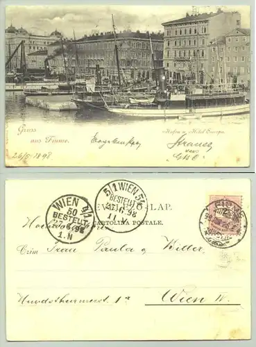 Fiume, Kroatien, 1898 (1026570)