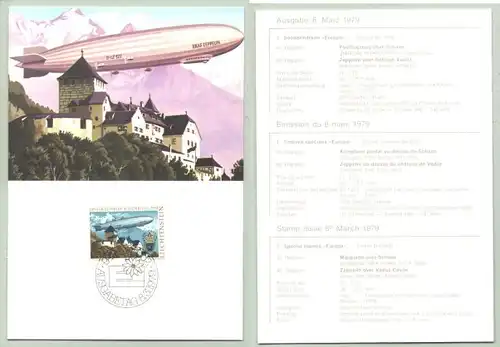 Karte / Marke Zeppelin 1979 (intern : 1025163)