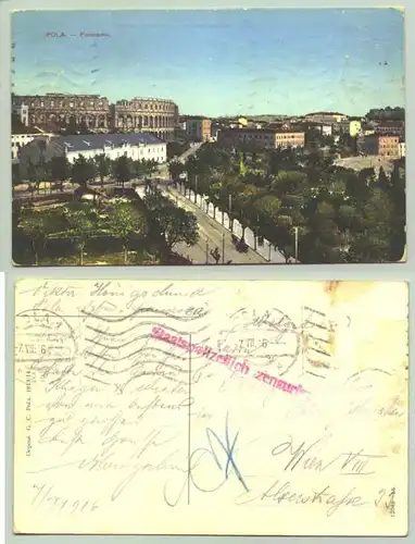 Pola, Kroatien, 1916 (1026572)