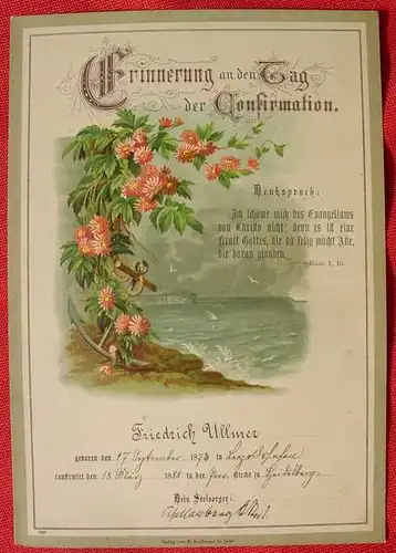 Confirmations-Urkunde 1888 (2001389)