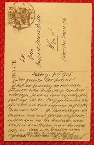 Oesterreich. Vizekanzler Fey. Autograph 1935 (1010883)
