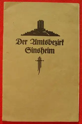 "Der Amtsbezirk Sinsheim" 20 S., 1924 ()