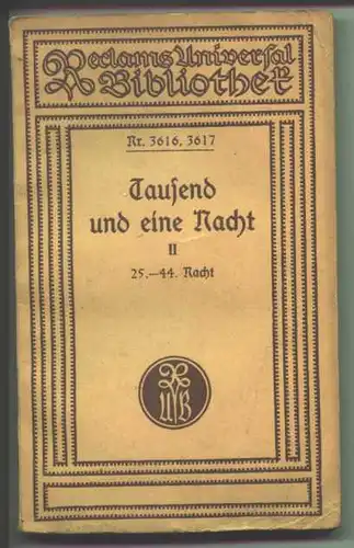 1001 Nacht. Recl. 3616 ... um 1920 ? ()