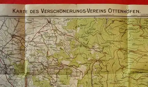 Landkarte Ottenhoefen Kunstdruckerei ()