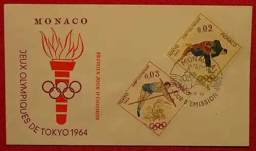 Monaco FDC Olympiade 1964 (1011313)