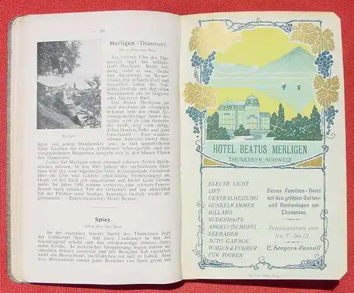 () "Schweizer Verkehrs-Taschen-Atlas" 1911-1912. Frobenius AG. Kunst- u. Verlags-Anstalt, Basel