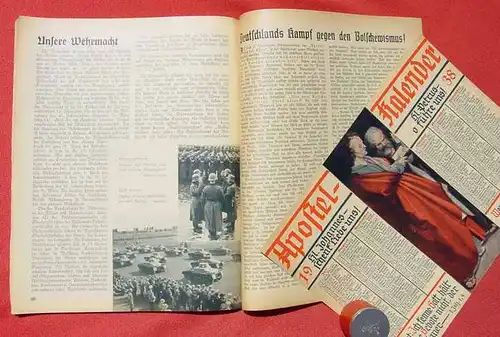 () "Apostel-Kalender 1938". 96 S., (z.T. militaerisch u. politisch). Salvator-Verlag, Berlin