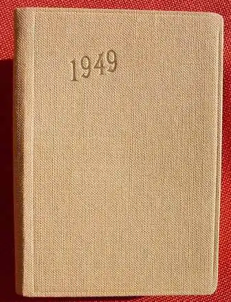 (1011711) "Taschenkalender fuer 1949" Kleinformat. Verlag M. Schwarz (H. Bonas) M.Gladbach