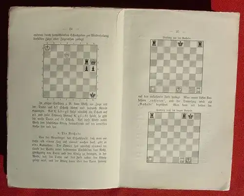 (1011720) "Wie erlernt man schnell u. leicht das Schachspiel ?" Jacques Mieses. Berlin 1903