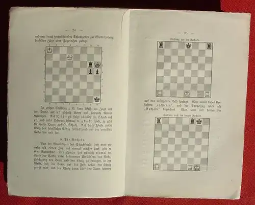 () "Wie erlernt man schnell u. leicht das Schachspiel ?" Jacques Mieses. Berlin 1903