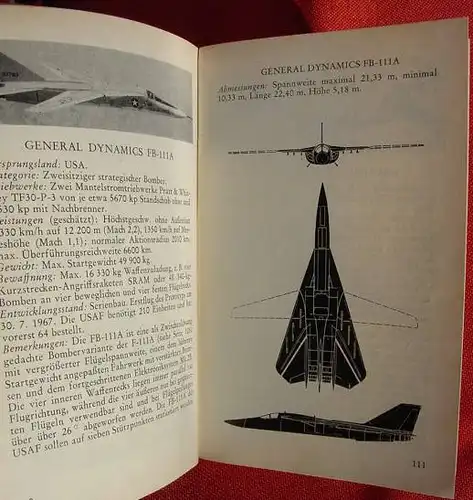 () "Flugzeuge der Welt". 154 Flugzeugtypen mit 279 Abbildungen. 288 S., 1968 Classen Verlag, Zuerich / Stuttgart