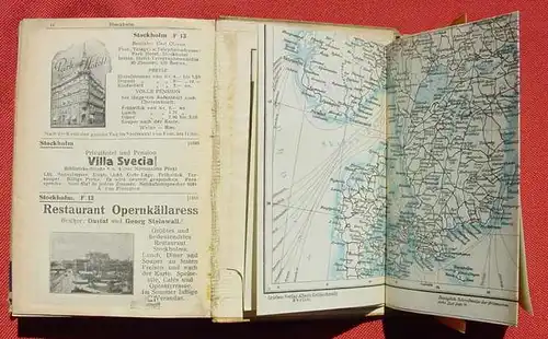 () 'Griebens Reisefuehrer' Schweden. 14 Karten. Grieben-Verlag, Berlin 1926