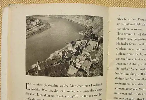 (1016135) "Moselfahrt aus Liebeskummer" Novelle in einer Landschaft. Binding. 1940 Ruetten & Loening Verlag, Potsdam