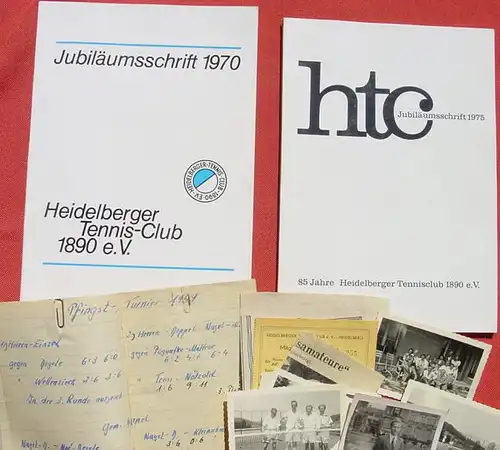 (1016143) Heidelberger Tennis-Club 1890 e.V. /  Zwei Jubilaeumsschriften ( 1970 u. 1975 )