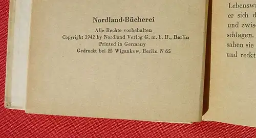 () NORDLAND-BUECHEREI ohne Band-Nr. 'Engelmar und Friederun' Herse. 80 S., Berlin 1942