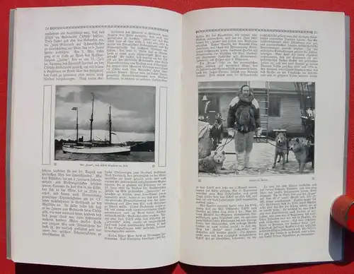 () "Der Nordpol" Volksbuecher der Erdkunde. Velhagen & Klasing, Bielefeld, um 1912 ? # Expeditionen