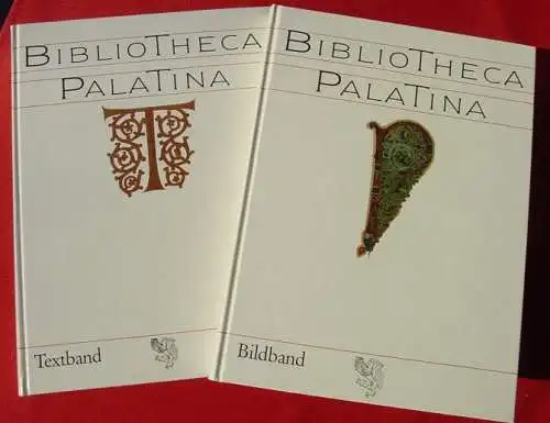 NEU ! Versandkosten ab Euro 7,00  (1012263) "BIBLIOTHECA PALATINA" Universität Heidelberg. 2 Bände. Sehr guter Zustand !
