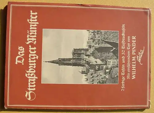 (1012275) "Das Strassburger Muenster". Kunstmappe von 1942. Angelsachsen-Verlag, Bremen 1942