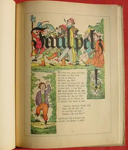 () "Bastian der Faulpelz" Struwwelpeter. Verlag 'Literarische Anstalt' (Ruetten und Loening, um 1920 ?)