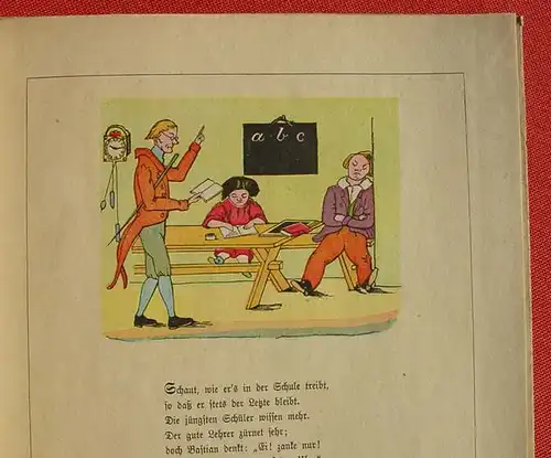 () "Bastian der Faulpelz" Struwwelpeter. Verlag 'Literarische Anstalt' (Ruetten und Loening, um 1920 ?)