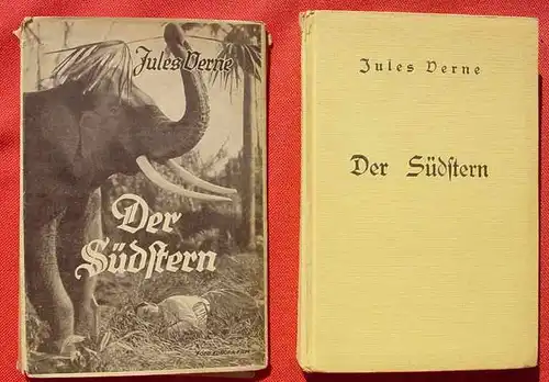 () "Der Suedstern" (Diamanten)-Roman v. Jules Verne. 234 S., Weichert-Verlag