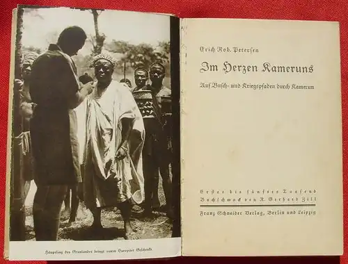 () "Im Herzen Kameruns". Petersen. 92 S., Schneider-Verlag, Berlin 1. bis 5. Tausend, 1939