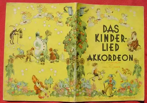 (1010886) "Das Kinderlied fuer Akkordeon". Telemann. Hohner AG, Trossingen / Berlin (um 1946-1948 ?)