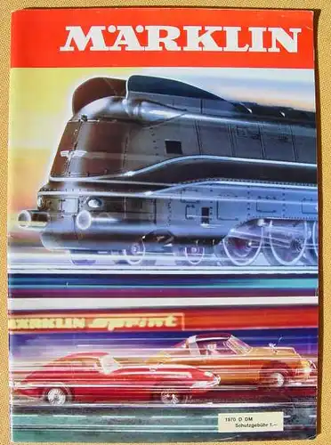 (1010888) Maerklin-Katalog 1970 D. Grossformat. 76 S., sehr guter Zustand