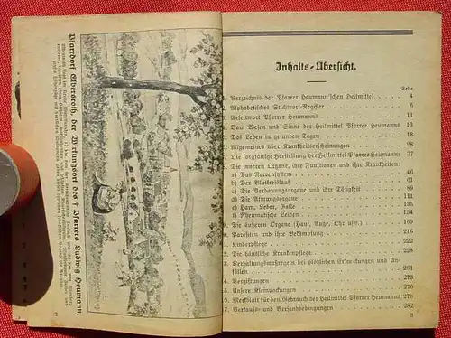 (1010638) "Pfarrer Heumann-s Heilmittel" 288 S., mit Bildern. Nuernberg um 1933