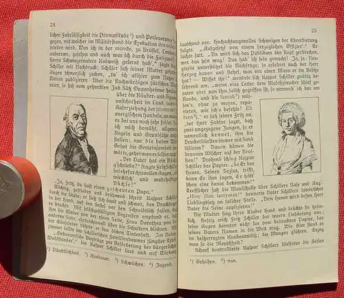 () Molo "Aus Schillers Jugendzeit". Schaffsteins Blaue Baendchen 152. Koeln 1922