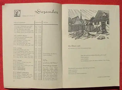 () "Jahreskalender der Kriegs- und Arbeitsopfer  1959". V d K . 196 S.,