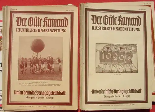 () 37 x "Der Gute Kamerad" - 'Illustrierte Knaben-Zeitung' 1925-1926. Wochenmagazin. Union Deutsche Verlagsgesellschaft Stuttgart, Berlin, Leipzig