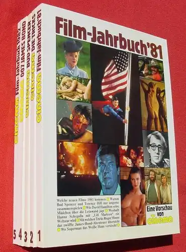 () cinema-Filmbuch. Die Baende Nr. 1 bis Nr. 5 von 1981-1982