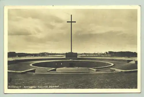 () Ansichtskarte. "Duesseldorf / Schlageter-National-Denkmal", um 1938 ?