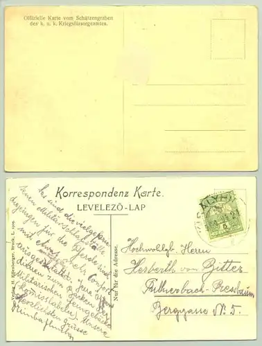 (1025737) 4 x Ansichtskarten Oesterreich um 1909-1917 # Militaer