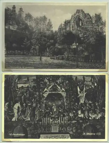(1026740) Sankt Annaberg, Polen, 2 alte Ansichtskarten um 1934 ?