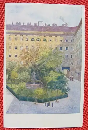 (1038672) Ansichtskarte. 1928. Wien. Schottenhof. Kuensterzeichnung v. Arnsburg