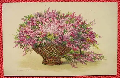 (1038676) Kuenstler-Ansichtskarte. Blumenmotiv v. Ankermann
