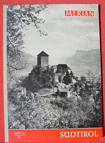 (1038726) Merian-Heft 1957, Nr. 11 'Suedtirol'. 102 Seiten