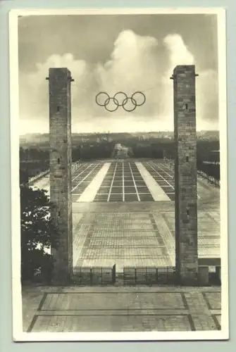 (0360187) Amtliche Olympia-Postkarte Nr. 1 Reichssportfeld