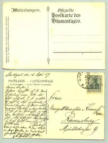 () 2 Ansichtskarten Koenig Wilhelm II. von Wuerttemberg. 1911