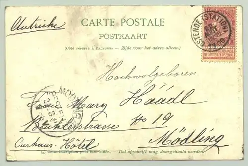 (1025708) Ansichtskarte. 'S. M. Marie-Henriette, Reine des Belges'. 1900. Gebrauchsspuren