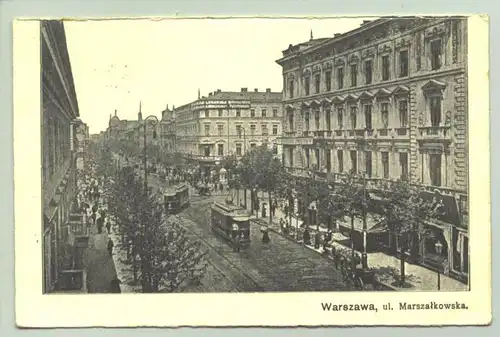 () Ansichstkarte. Warszawa 'Deutsches Soldatenheim' 1915 # 1. Weltkrieg