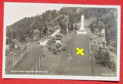 () Foto-AK. Olympia Stadion Garmisch-Partenkirchen, um 1936