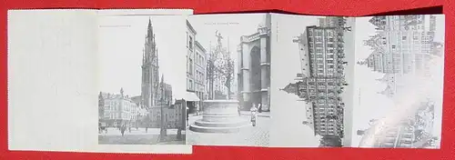 (1032759) Brief mit Bildern 1915 Antwerpen (1. Bayr. Landst. Fussart. Batl.) # 1. Weltkrieg
