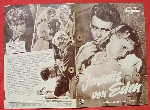 (1008801) Filmprogramm "Jenseits von Eden". Illustrierte Filmbuehne Nr. 2828