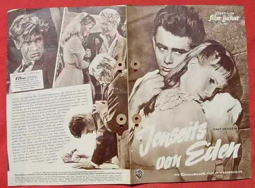 () Filmprogramm "Jenseits von Eden". Illustrierte Filmbuehne Nr. 2828