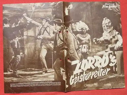 () Filmprogramm "Zorros Geisterreiter (Zorro-s Rache)" Illustrierte Filmbuehne Nr. 1176