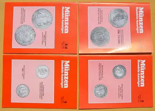 () Magazine "Muenzen Handels-Anzeiger" Nr. 1-12 von 1980. Numismatik